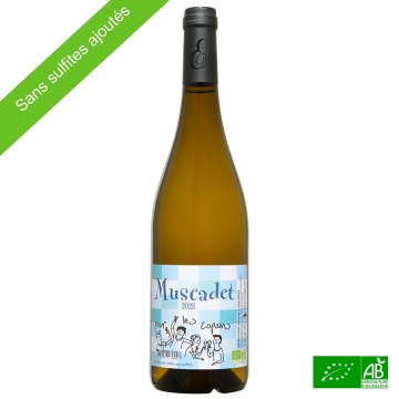 Muscadet AOP bio sans sulfites ajoutés 75cl-12%Vol