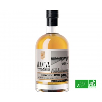 Vilanova Shed - whisky single malt tourbé bio 70cl