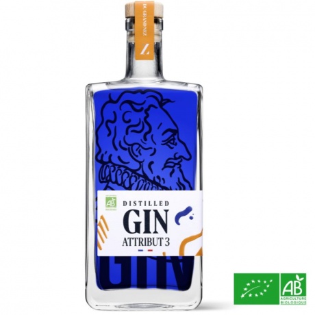 Gin bio Attribut n°3 Distillerie du Grand Nez 50cl
