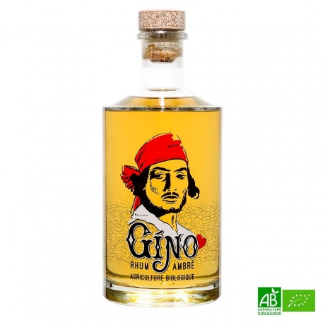 Rhum ambré bio GINO 70cl 42,2%Vol